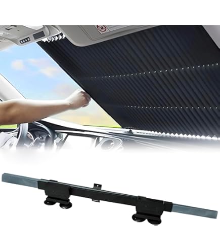 SunStop Premium Retractable Windshield Cover