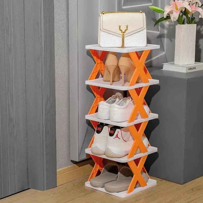 5-Layer Stylish Adjustable Shoe Rack (Buy 1 Get 1 Free Deal)