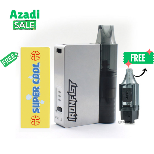 Caliburn IronFist with 30ml Flavour & Extra Tank FREE! 💚