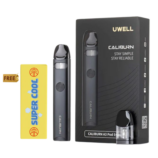 Caliburn A3 with 30ml Flavour Absolutely FREE!