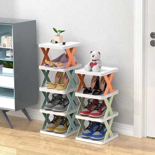 5-Layer Stylish Adjustable Shoe Rack (Buy 1 Get 1 Free Deal)