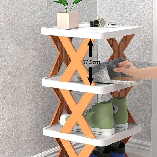5-Layer Stylish Adjustable Shoe Rack