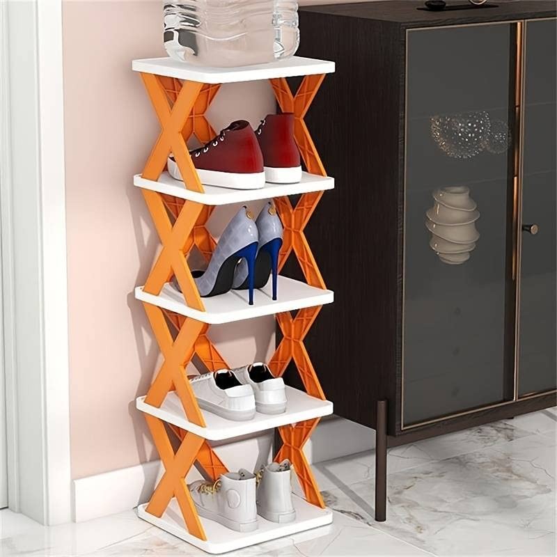 5-Layer Stylish Adjustable Shoe Rack