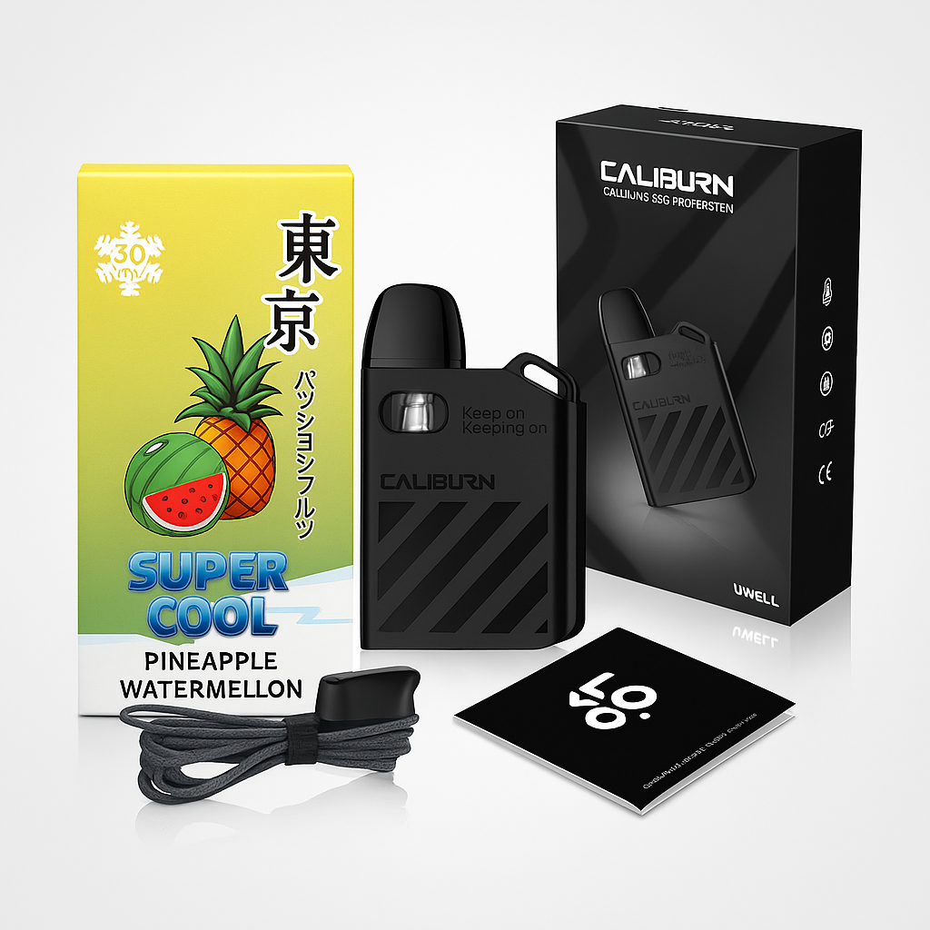 Caliburn AK2 with 30ml Flavour Absolutely FREE!