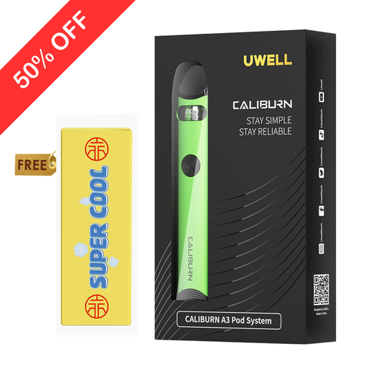 Caliburn A3 with 30ml Flavour Absolutely FREE!