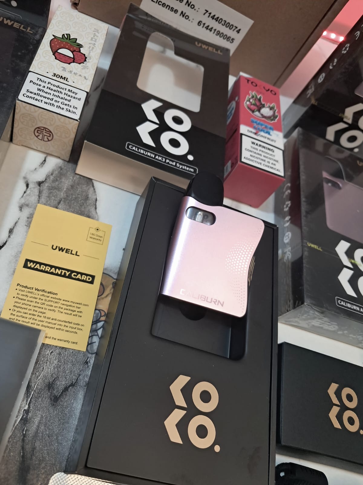 Caliburn AK3 with 30ml Flavour Absolutely FREE!