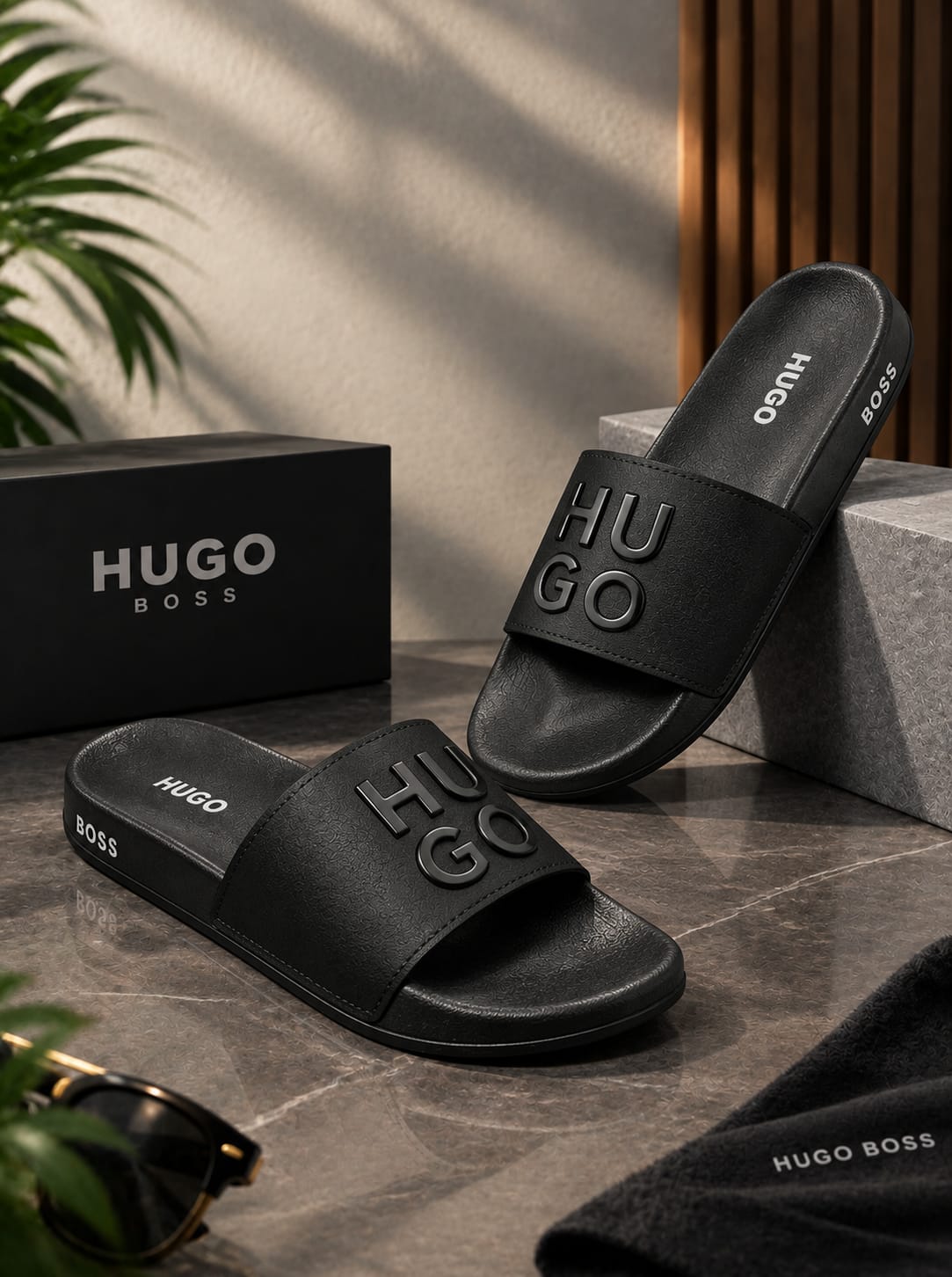 HUGO Designer Slides for Men