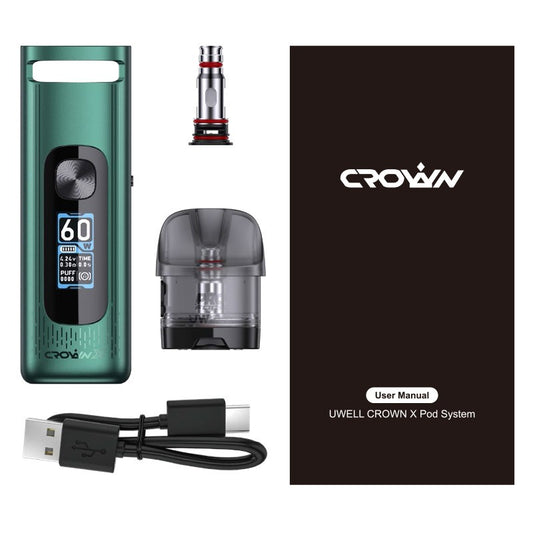 Uwell Crown X 60W Device With LED Dispaly